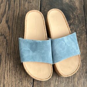 Veronica Beard suede slip ons